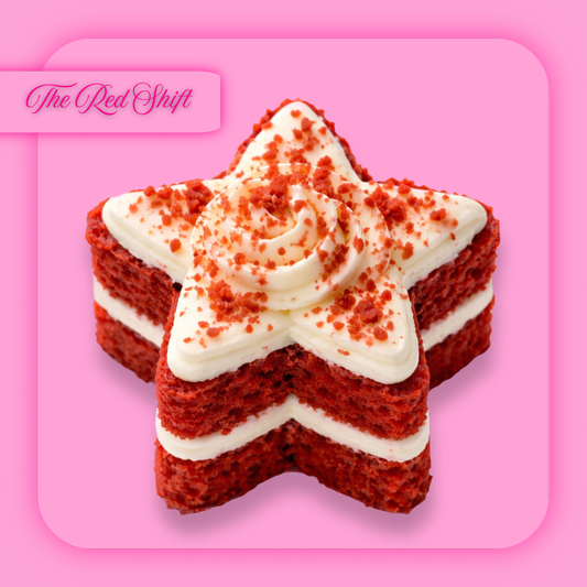 'RED SHIFT' RED VELVET STAR CAKE