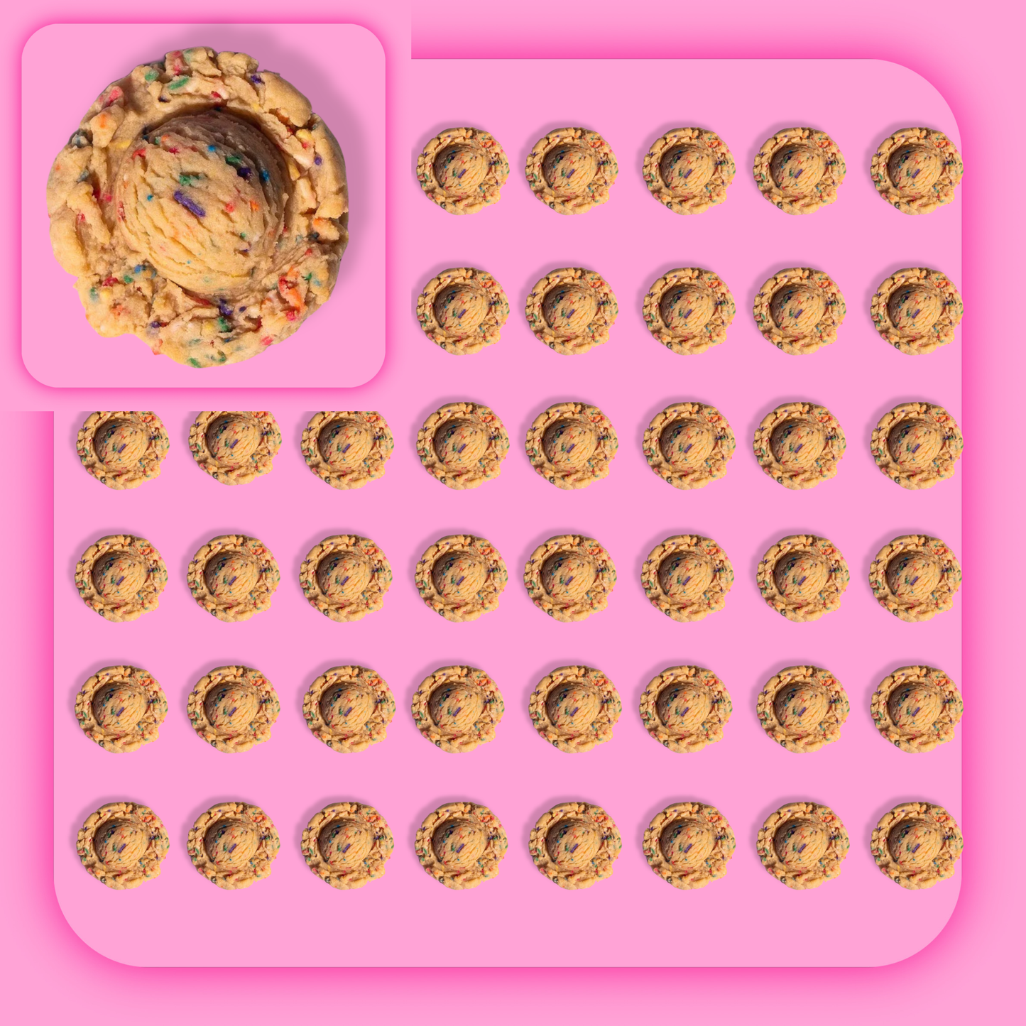 MINI MOON COOKIES (48 COOKIES)