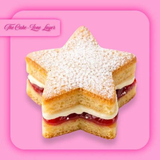 'THE CAKE-ZONE LAYER' VICTORIA SPONGE STAR CAKE